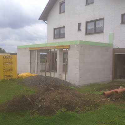 Garagenanbau